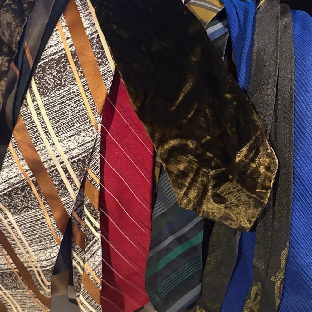 30 Vintage Men’s Neckties Excellent Condition 50s 60s 70s Retro Dress Ties - Picture 3 of 17